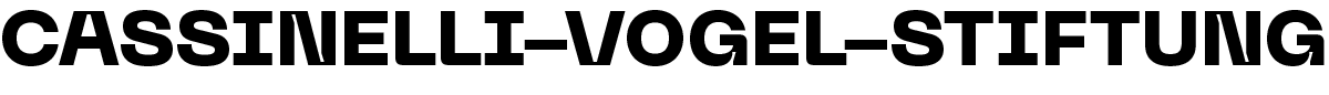 CASSINELLI-VOGEL-STIFTUNG